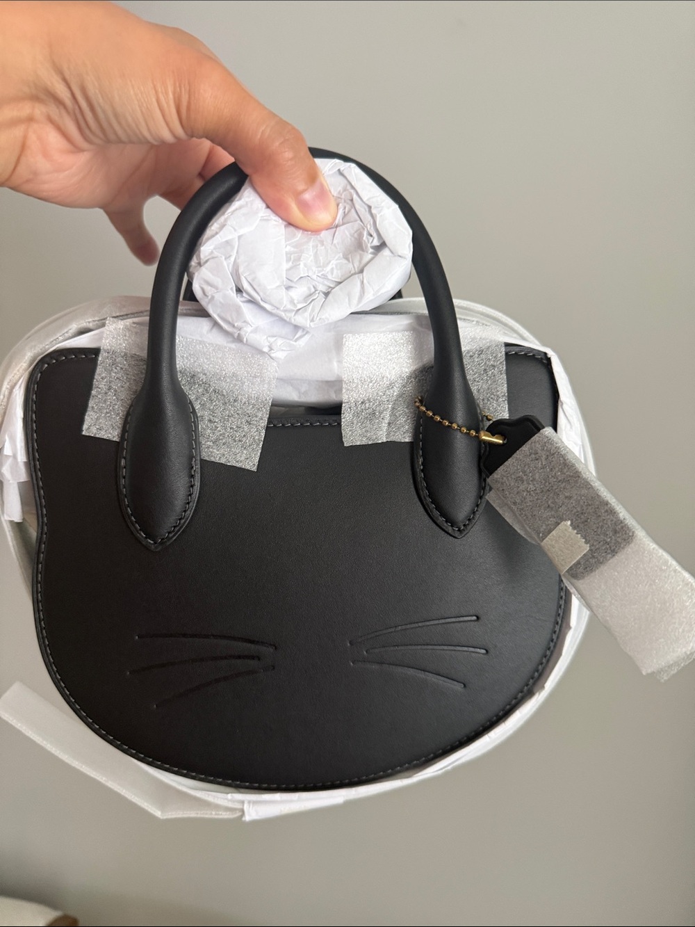 NWT Coach Black Cat Bag